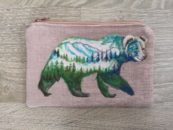 Kosmētikas maks ar lāci #MG017